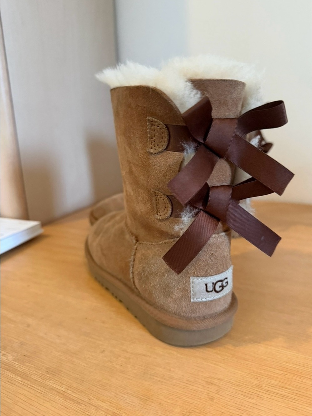 UGG TAN SHEARLING BOOT